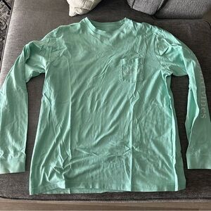 Vineyard Vines Men's Green Long Sleeve Shirt